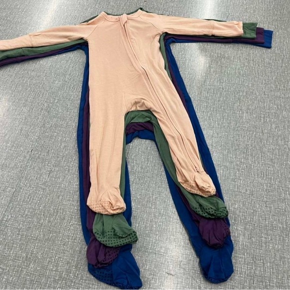 Impression Rose Boutique Pajamas Bamboo Baby Infant Toddler Footies